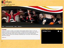 Tablet Screenshot of cantigas.org